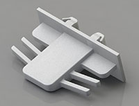 5.5 x 25 Millimeter (mm) Contour Grid Clips