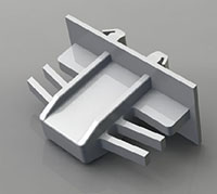 8 x 25.5 Millimeter (mm) Contour Grid Clips