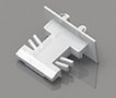 3/16 x 3/4 Inch (in) Flat Grid Clips