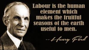 Portrait of Henry Ford with Quote: