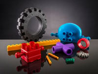 plastic toy components